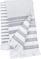 White / Smoke Stripe