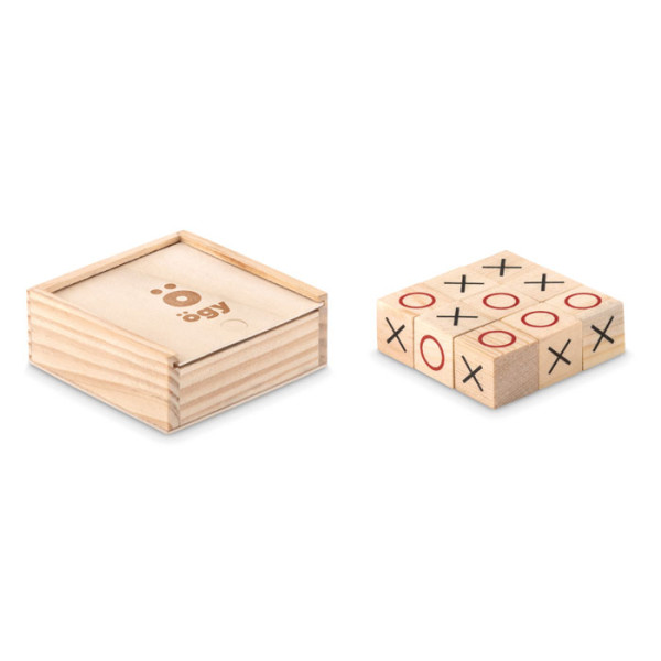 TIC TAC TOE - Gioco del tris in legno