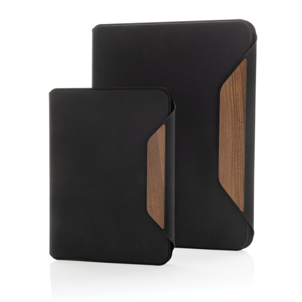 Portablocco A5 Teri in rPET AWARE™ e noce