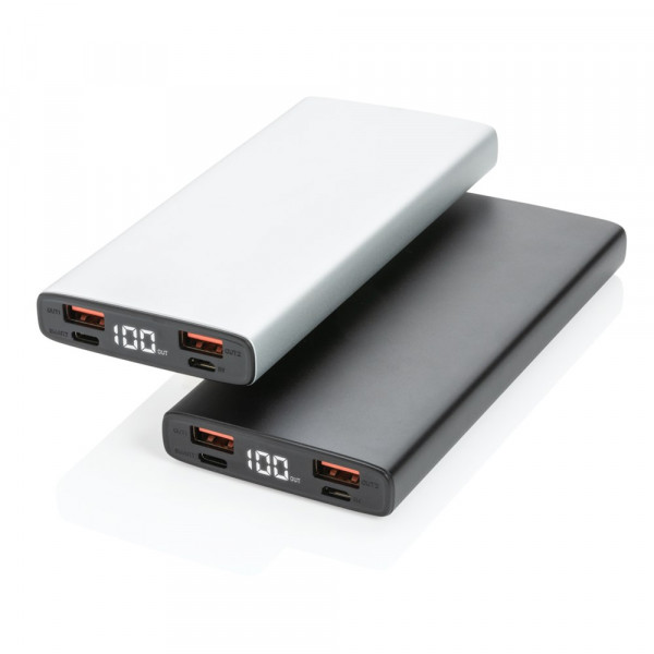 Powerbank in alluminio da 10.000 mAh 18W con PD