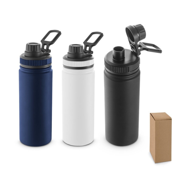FEDERER. Borraccia in acciaio inox riciclato al 90% (570 mL)