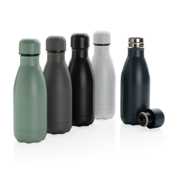 Bottiglia termica tinta unita in acciaio 260ml