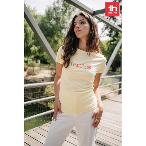 THC SOFIA. T-shirt sfiancata da donna in cotone
