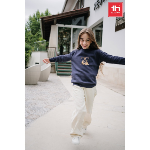 THC DELTA KIDS. Felpa per bambini in cotone riciclato e poliestere