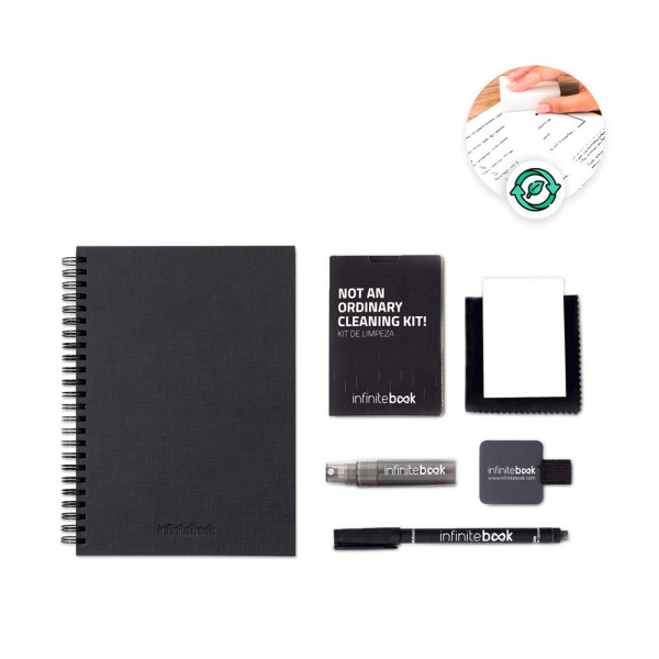 STARTER KIT INFINITEBOOK A5 PLANNER TEXTURE. Set composto da un 