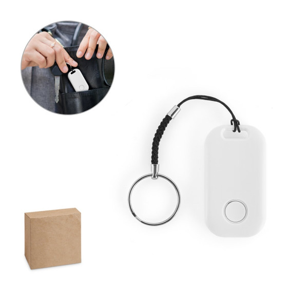 DAMY. Localizzatore wireless dal design compatto e leggero in ABS riciclato (100% rABS)