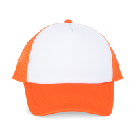 White / Vermillon Orange