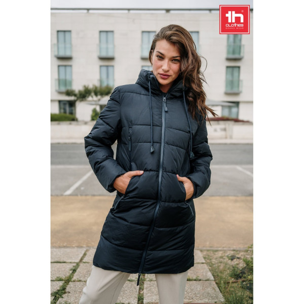 THC BRUSSELS. Parka trapuntato unisex