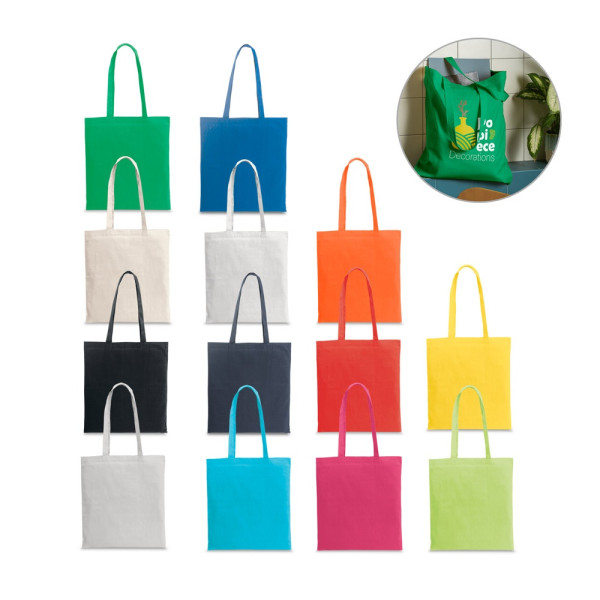 CAIRO. Borsa in cotone riciclato (70%) e poliestere (30% rPET) (180 g/m²)
