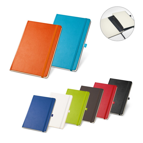 TWAIN. Block notes A5 con pagine a righe color avorio