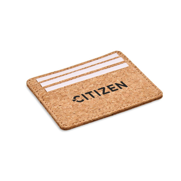 WALLK - Portacarte in sughero con RFID