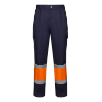 Navy blue, Orange
