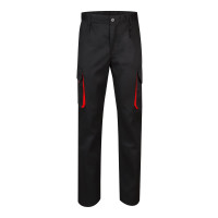 Solid black, Red