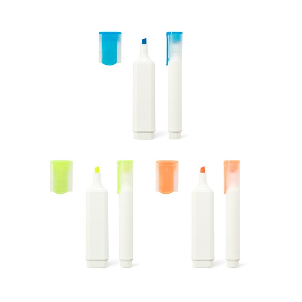 FLETCHER. Evidenziatore PP con finitura lucida